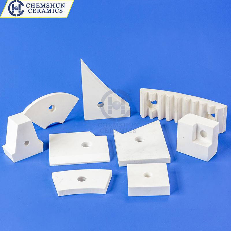 Alumina ceramics can be applied to high temperature and high wear equipment in the thermal power industry