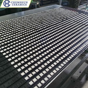 Ceramic Pulley Lagging Rubber Sheet (Custom Size)