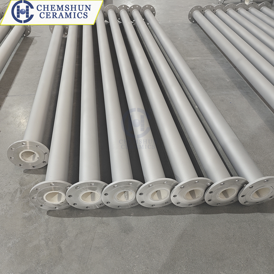 What are the advantages of wear-resistant ceramic pipes compared with steel pipes?